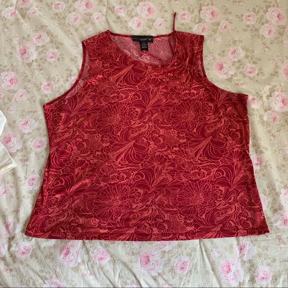 Venezia Tops - Venezia by Lane Bryant tropical stretch tank 18/20